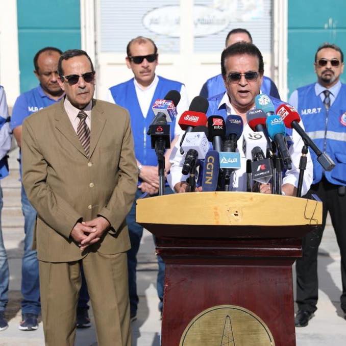 وزير الصحة المصري: استعداد كامل لتقديم الخدمات الصحية عبر معبر رفح