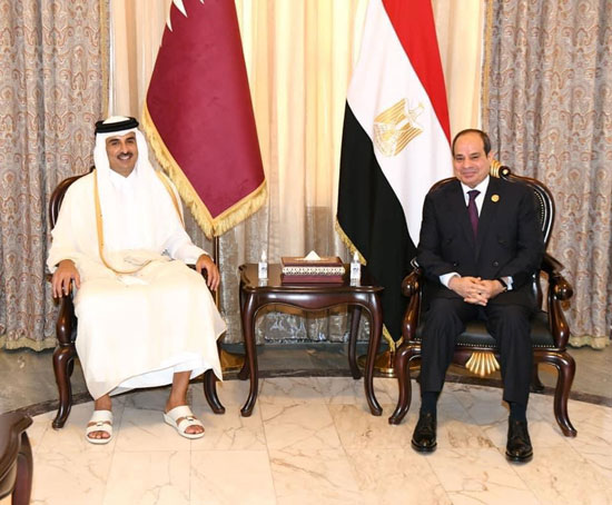 الرئيس السيسي وأمير قطر ـ أرشيفية