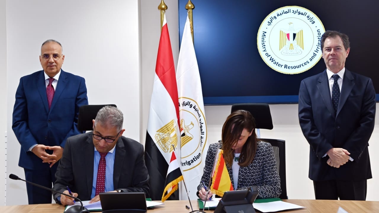 توقيع مذكرة تفاهم بين مصر وإسبانيا لدعم تحديث الموارد المائية في الزراعة