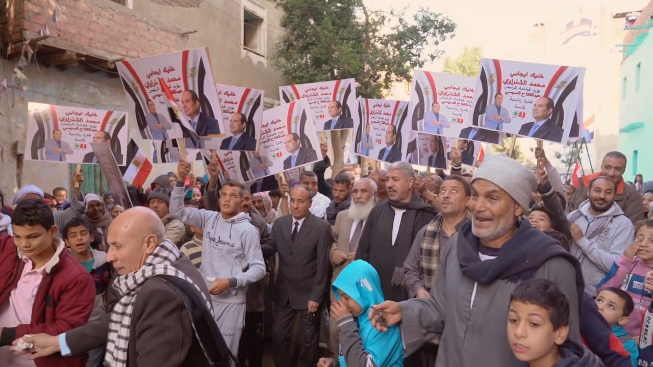 مسيرة انتخابية حاشدة في قرية شنرا استجابة لمبادرة «خليك إيجابي» 1