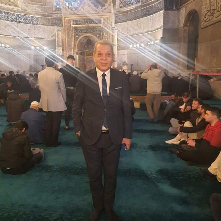 شرشر يدعو لأهل غزة بالنصر في مسجد ابا صوفيا بتركيا