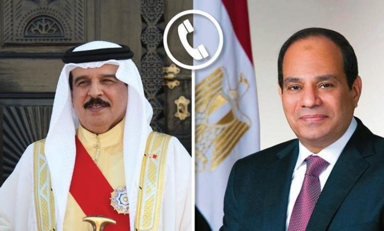 الرئيس السيسي يهنئ العاهل البحريني بمناسبة حلول عيد الفطر