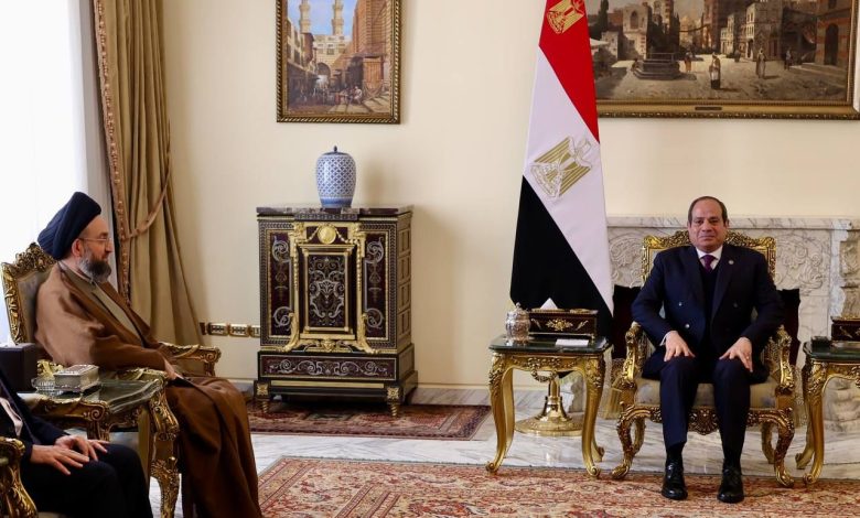 الرئيس السيسي وعمار الحكيم