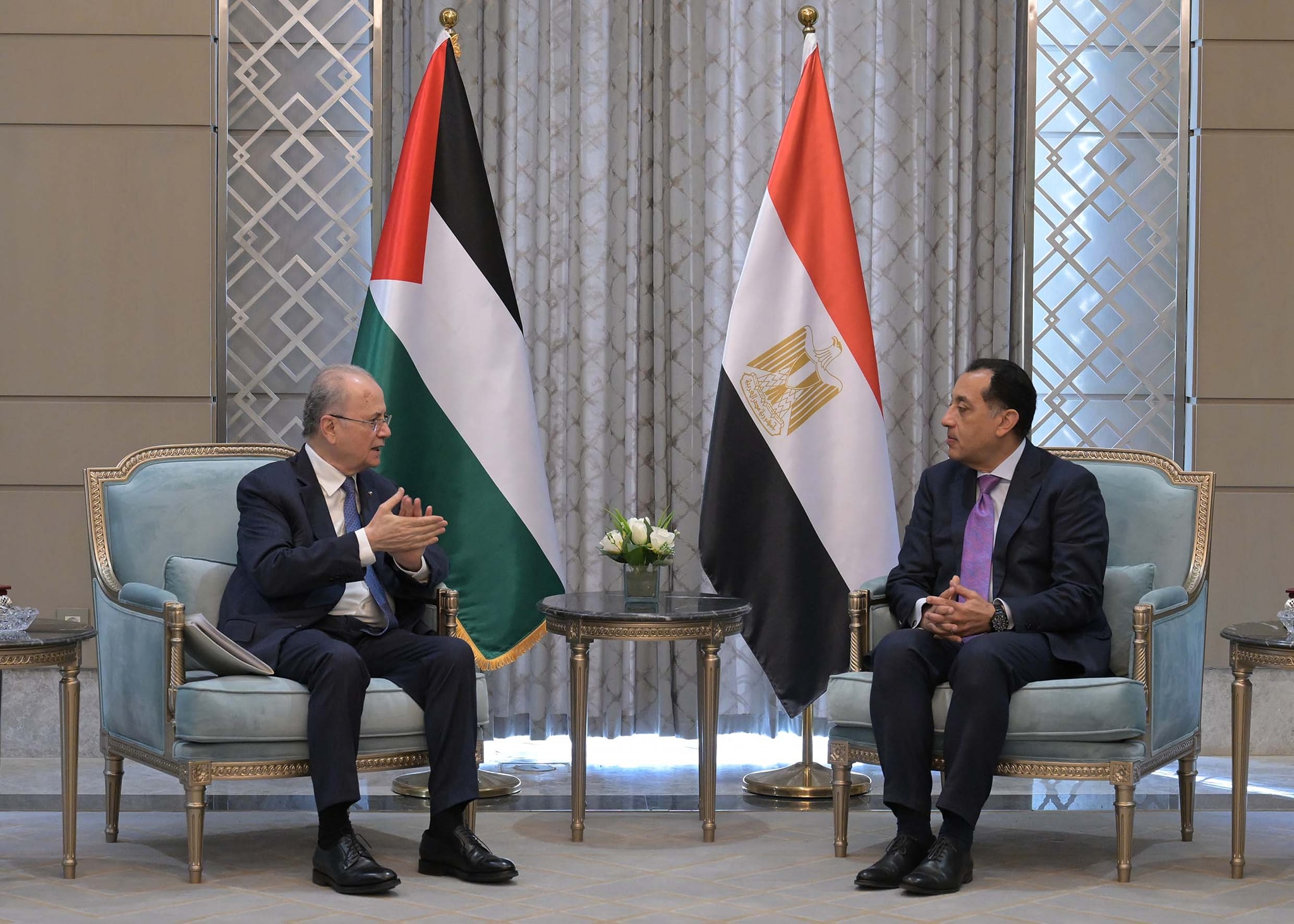 مباحثات مصرية فلسطينية