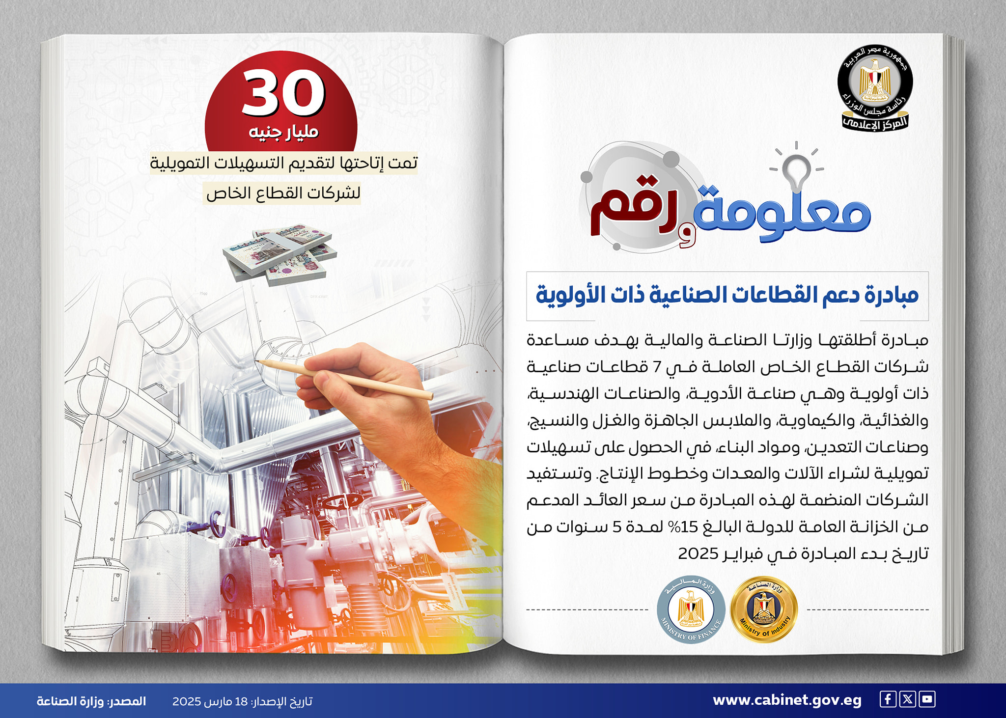 دعم القطاعات الصناعية