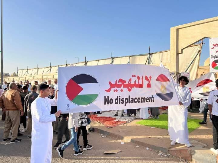 50 ألف من أبناء المنوفية ينتفضون لنصرة غزة بعد صلاة العيد بمدينة السادات