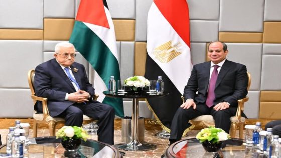 الرئيس السيي ومحمود عباس