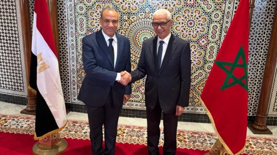 وزير الخارجية المصري يجتمع برئيس مجلس النواب المغربي في الرباط