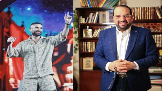 الشيخ خالد الجمل وأحمد سعد