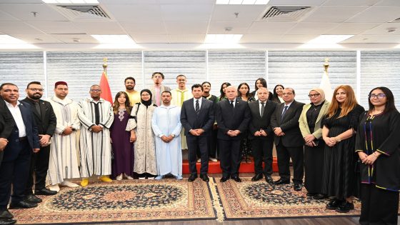 وفد شبابي من المغرب يلتقي وزير الرياضة بالعاصمة الإدارية الجديدة