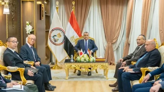 وزير الإنتاج الحربى يبحث مع السفير اليابانى بالقاهرة أوجه التعاون المشترك في مجال التصنيع