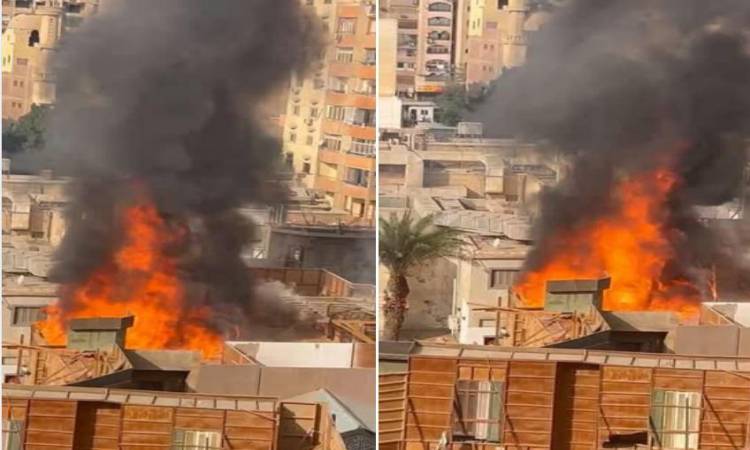 حريق داخل استوديو مصر بالمريوطية.. والحماية المدنية تدفع بـ6 سيارات إطفاء
